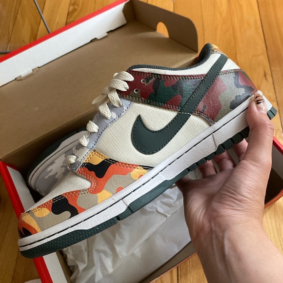 Nike Dunk Low Sail Multi-Camo GS - Picture 2 of 4